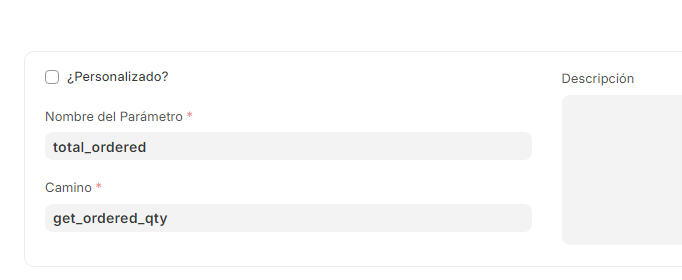 Variable de Evaluación de Proveedor